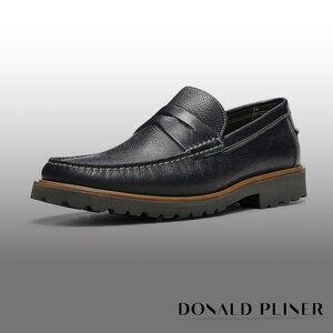 Donald J. Pliner Tumbled Calf Loafer